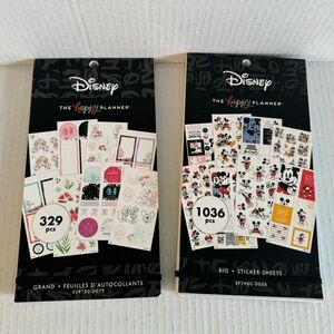 Disney Mickey & Minnie Sticker Sets of 2 | The Happy Planner | New